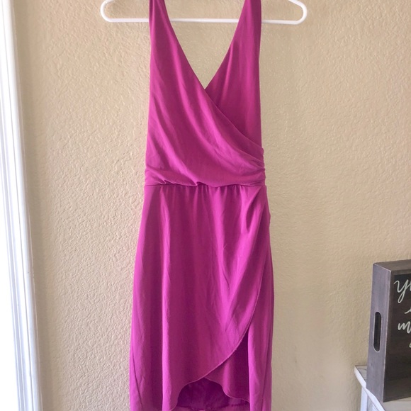 Pink Magenta Halter Dress Small - Picture 3 of 8